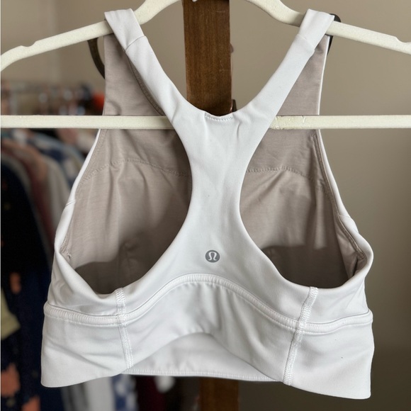 Lululemon Wunder Train Long-Line Bra *Medium Support Starlight Alpine White, 8 - Picture 2 of 4